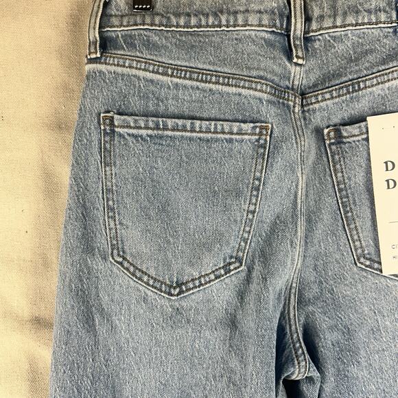 DAZE Denim City Straight High Rise Straight Be Mine Vintage Light Wash 27 Jeans - Picture 14 of 14